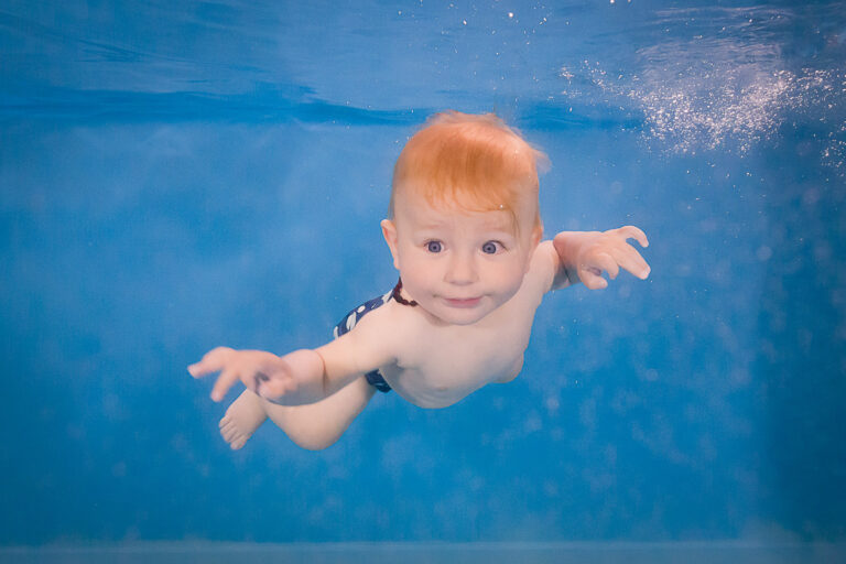Mimino při focení pod vodou v&nbsp;klubu v&nbsp;Havlíčkově Brodě